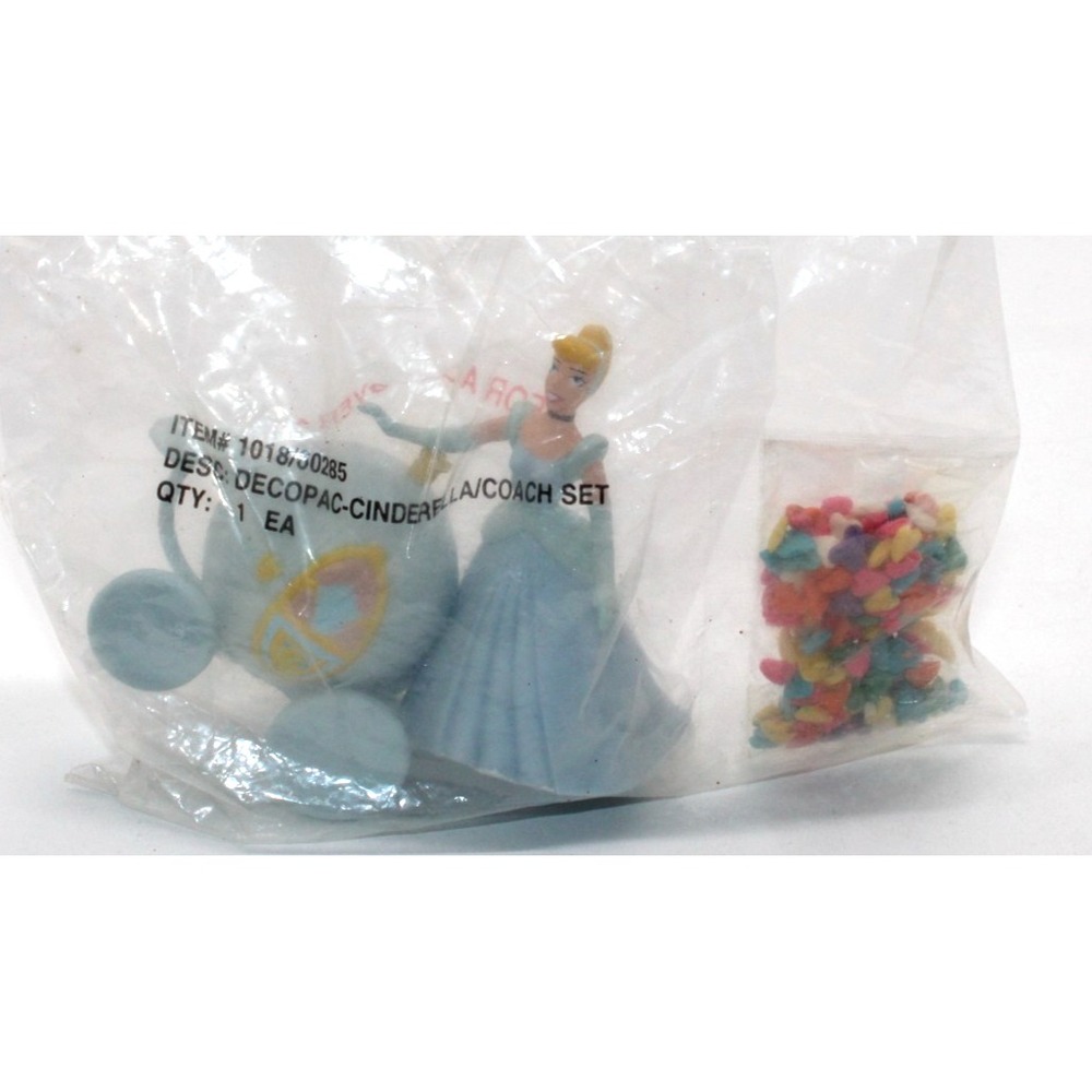 Vintage DecoPac Disney Cinderella Coach Carriage Cake Topper NEW SEALED 2000s
